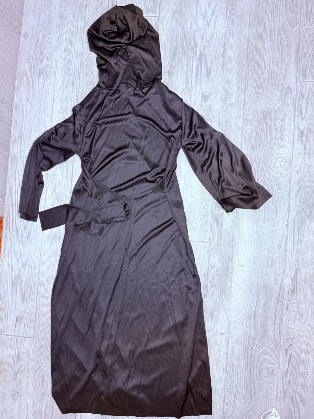 Kids black cloak 8-10 ghost face style cloak Halloween costume dress up cosplay